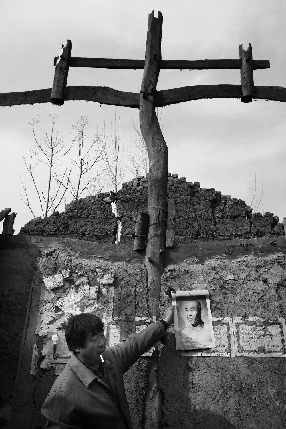 2009年12月5日,均县洪家沟.遗像.